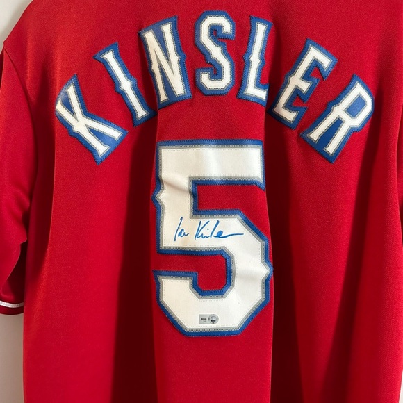 Texas Rangers Ian Kinsler #5 Signed jersey w COA - Picture 4 of 6